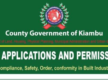 KIAMBU COUNTY BUILDING PERMITS